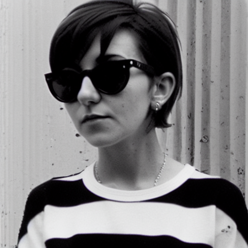 1960s Mod portrait with Stable Diffusion 1.5