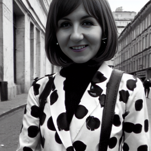1960s Mod portrait with SD 1.5