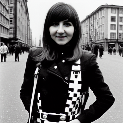 1960s Mod portrait with SD 1.5