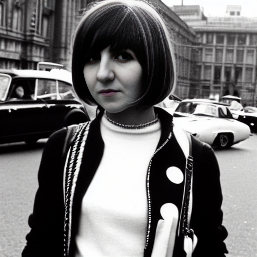 1960s Mod portrait with SD 1.5