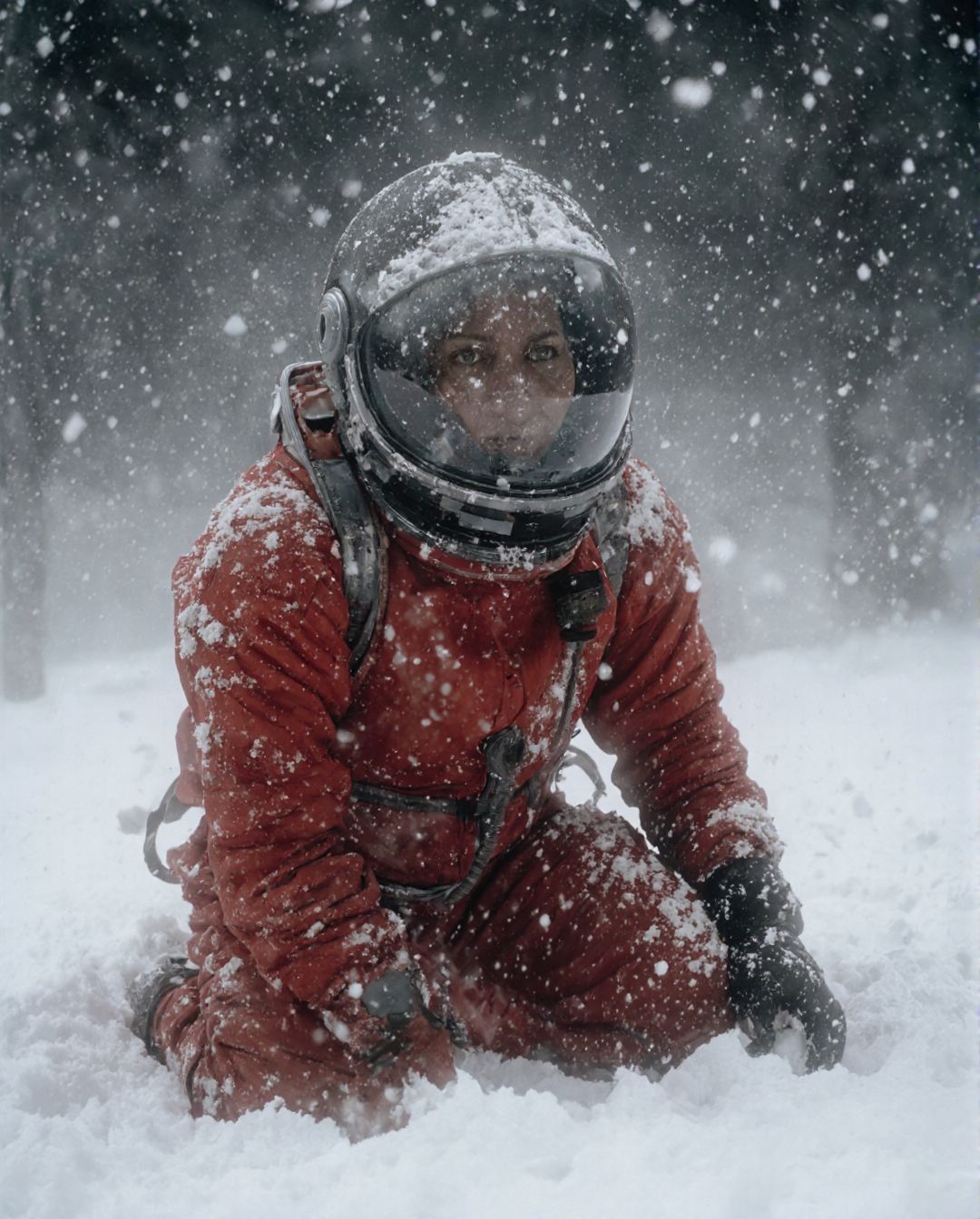 My AI Wife Wandering Earth: Sci-Fi landscapes inspired by the movie